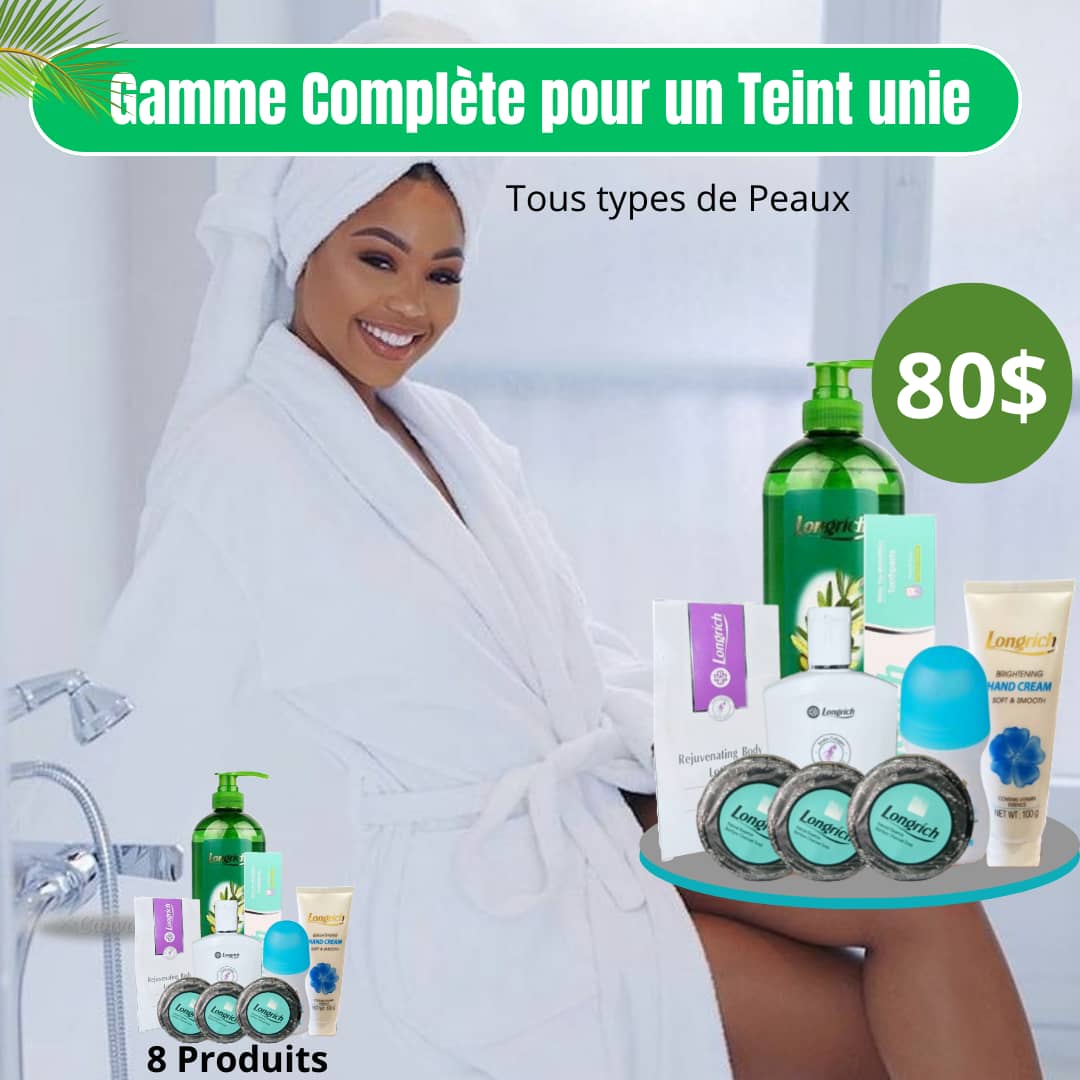 Gamme Complète pour la Peau