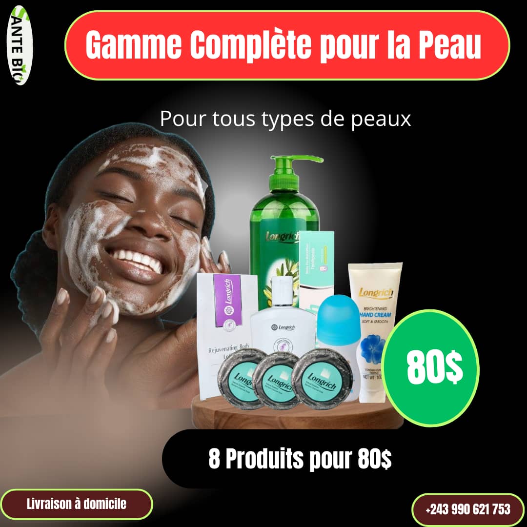 Gamme Complète pour la Peau